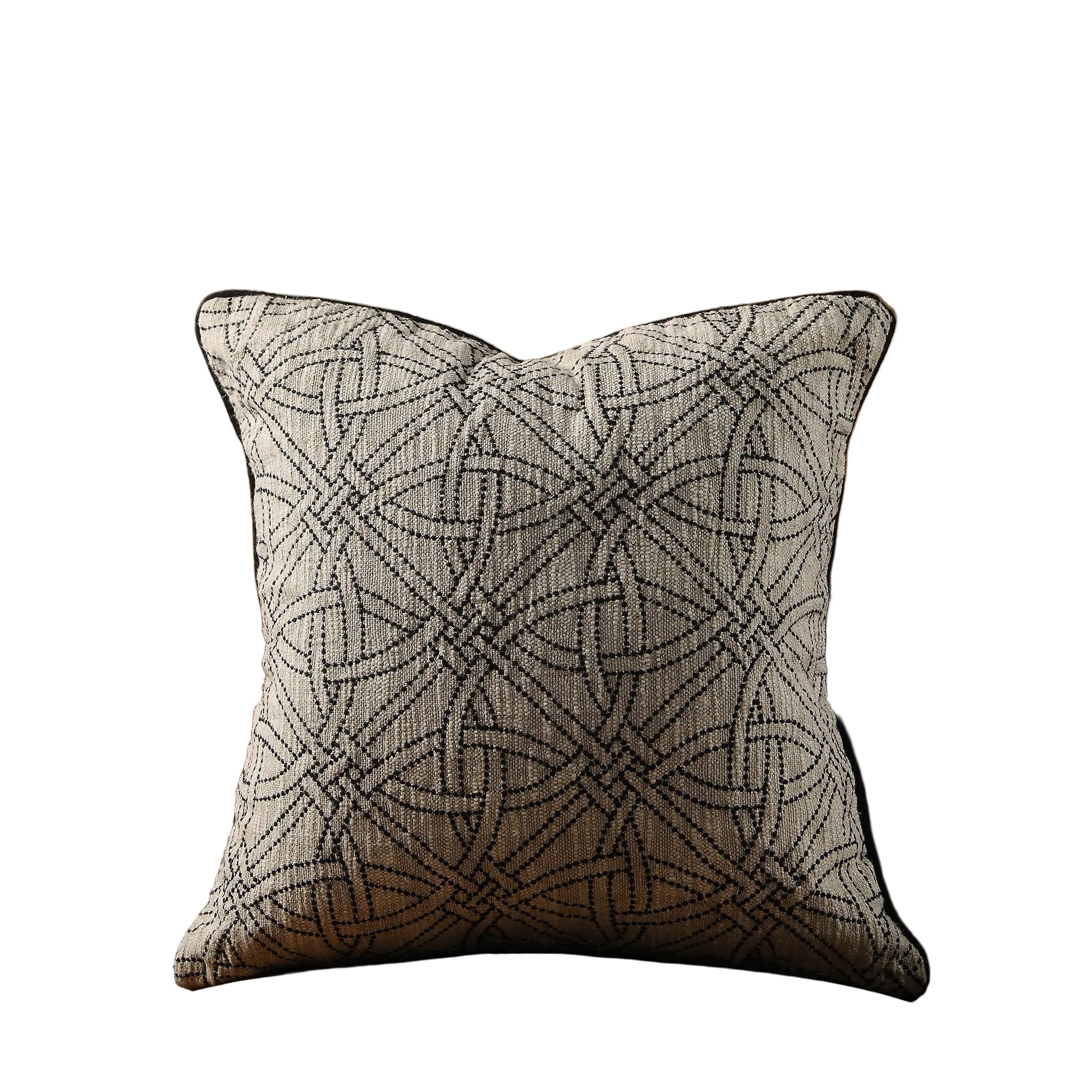 Baja Monochrome Illusion Embroidered Pillow